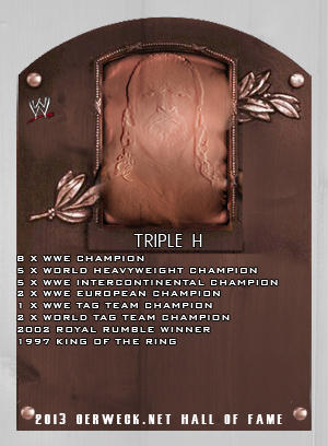 triple h plaque